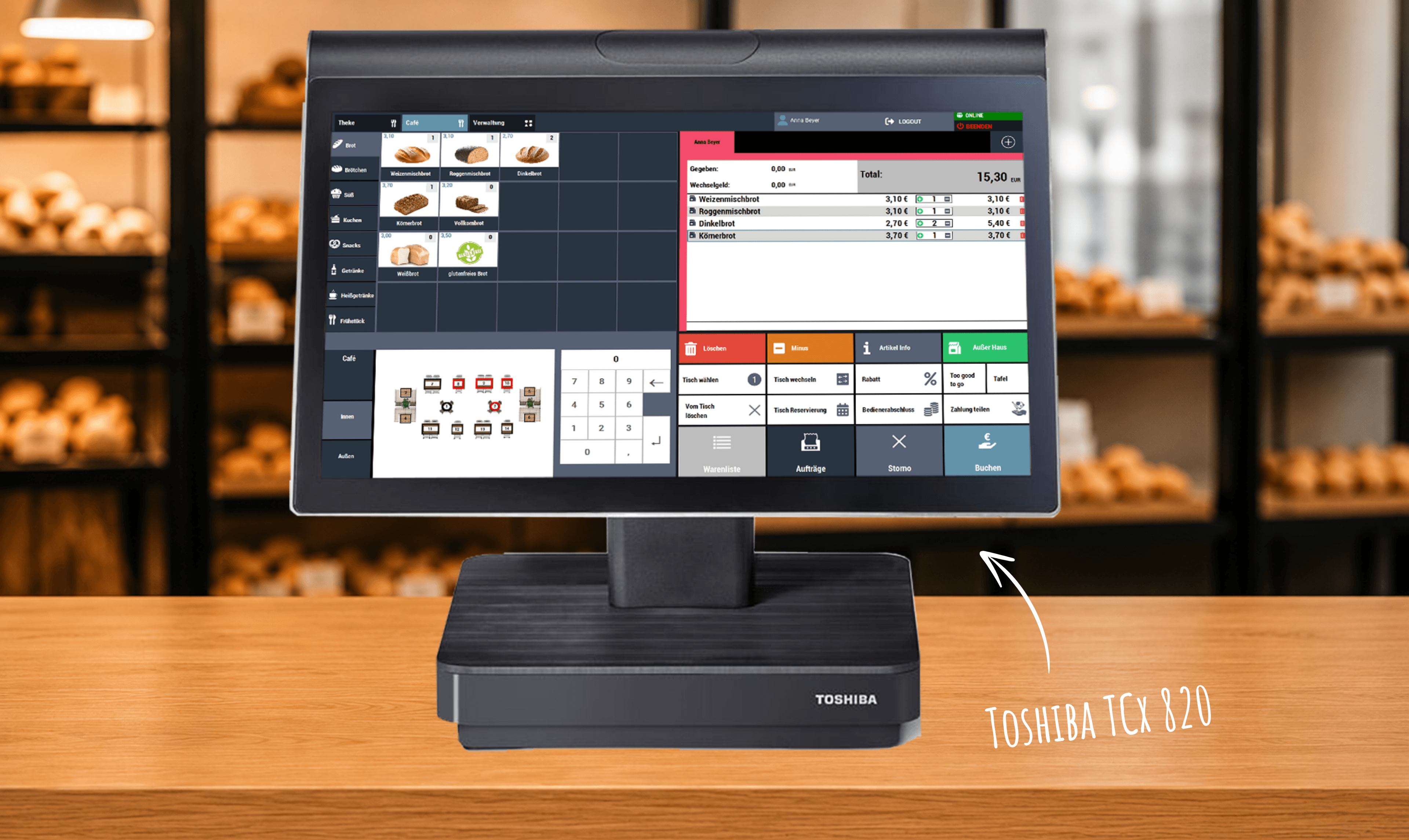 Bakecloud Kassensystem